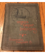 1897 Kids Antique Stories Of Great Inventors By Macomber Fulton Morse Ed... - €42,27 EUR