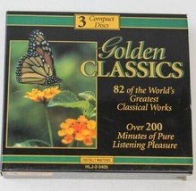 Golden Classics 82 Of The World&#39;s Greatest Classical Works 3 CDs 1993 Madacy - £5.49 GBP