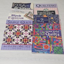 Quilting Book Lot of 8 Fat Quarter Hand-Dyed Blocks Crazy and more - £19.64 GBP