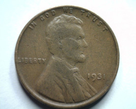 1931 Lincoln Cent Penny Very Fine Vf Nice Original Coin Bobs Coins Fast 99c Ship - £3.79 GBP