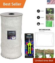 Grow Strong Soft Mesh Nylon Trellis Netting Bulk Roll, 3.5 Inch Squares ... - $102.38