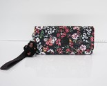 NWT Kipling AC8152 RUBI Snap Long Wallet Wristlet Polyester Midnight Flo... - $38.95