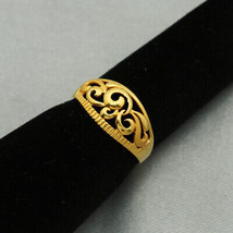 22cts Seal Highest Gold Cameo Rings Size US 6.25 Aunts Women Jewelry Store - £418.85 GBP