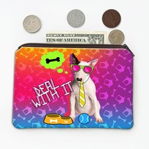 Bull Terrier : Gift Coin Purse Funny Pet Puppy Dog Animal Tennis Ball Bones Cute - £7.98 GBP