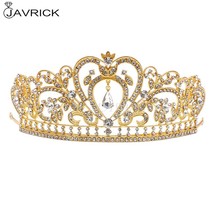 Wedding Bridal Princess Rhinestone Tiara Crown Headband Women Hair Accessories R - £11.18 GBP