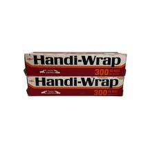 Vintage Handi-Wrap Brand Plastic Film Wrap 250 Sq Ft New Unopened 1980s?... - $23.38