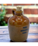 Vtg Camark Art Pottery Pure Arkansas Corn Ceramic Whiskey Jug Small 4.75... - £102.67 GBP