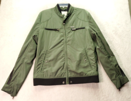 Diesel Jacket Womens Size 2XL Green Polyester Long Sleeve Logo Full Zipper EUC - £42.97 GBP