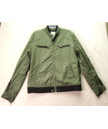 Diesel Jacket Womens Size 2XL Green Polyester Long Sleeve Logo Full Zipp... - £42.47 GBP