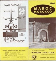 Maroc Morocco Brochure 1960 Wagon Lits Cook &amp; Royal Air Maroc  - £14.86 GBP