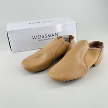 Weissman Women&#39;s Leather Slip-On Jazz Shoe Caramel W800 Size 7 AM - $28.49