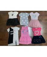 Set or 6 pre-own DRESSES girl&#39;s sz 5-6 Spring Summer Party Outfit Skirt ... - $34.78 CAD