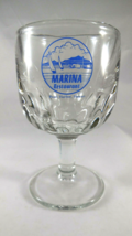 Vintage Pearl Harbor Hawaii Marina Restaurant Drinking Glass Arizona Mem... - $39.66
