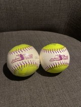 Dudley Jenny Finch Training Soft Center Softball X2 One New, One Mint - £29.72 GBP