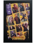 Pyramid America 2018 Marvel Avengers Infinity War 19 x 13 Art Framed Pos... - $29.69