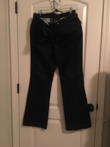 Anne Klein Women’s Blue Denim Jeans Zip Button Pockets Size 10  - $41.58