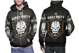Call of Duty Games Black Ops II White Men&#39;s Pullover Cotton Hoodie - £27.48 GBP