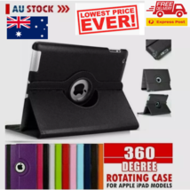 360° Leather Case for iPad 2 3 4 9.7 7 8 9 10.2 Mini 4 5 7.9 Air 3 4 5 10.5 10.9 - $5.62+