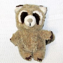 1982 Dakin Raccoon 8&quot; B EAN Bag Plush Stuffed Animal Nutshell Toy Felted Hands - £12.58 GBP