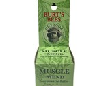 Burt&#39;s Bees Muscle Mend Sore Muscle Balm 0.45oz 100% New Old Stock - £25.94 GBP