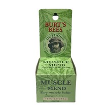 Burt&#39;s Bees Muscle Mend Sore Muscle Balm 0.45oz 100% New Old Stock - £25.83 GBP