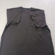 Carhartt K87 CRH Men's Gray Cotton Blend Workwear Short Sleeve T-Shirt Size XL image 11
