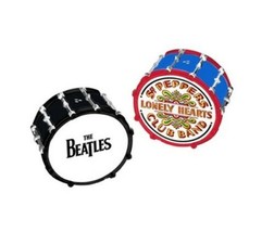 The Beatles Drum Shaped Ceramic Salt And Pepper Shakers Set New Unused Boxed - £14.13 GBP