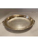 Vintage sliver plated oval serving platter tableware display. - $9.99