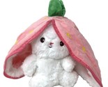 Reversible Flip Bunny Rabbit Plush Strawberry w Zipper Easter Basket Gif... - £11.72 GBP
