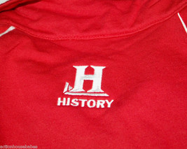 THE HISTORY CHANNEL RED COTTON JACKET ADULT LARGE (L) - PROMO - $14.99