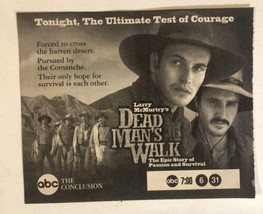 Dead Man’s Walk Tv Movie Print Ad Vintage David Arquette TPA5 - £4.53 GBP