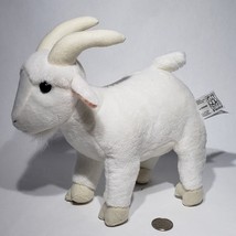 Fiesta Standing White Billy Mountain Goat Ram With Horns Beard Poseable 9&quot; Plush - £10.34 GBP