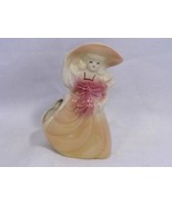 vintage mid century Ohio SHAWNEE Art Pottery SOUTHERN BELLE lady flower ... - $8.99