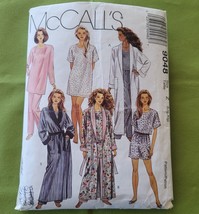 McCall&#39;s Pattern 9048 Misses Robe Tunic Top Pants Shorts SZ L-XL Cut Complete - $5.93