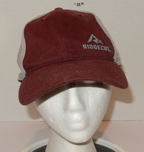 Ridgecut adjustable Snapback Hat Cap OSFM Gray Red - $14.80