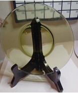 Vintage Indiana Glass replacement Plate Saucer for Olive Green Mayonnais... - $8.99