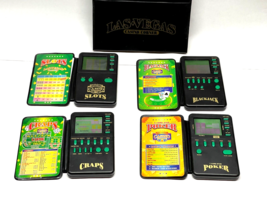 Electronic Handheld Games With Case Las Vegas Casino Corner 1994 - 4 games - £32.92 GBP