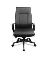 Raynor Group 20.5 to 23.5 in. Bonded Leather Executive Chair Black - €843,39 EUR