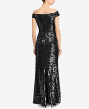 Lauren Ralph Lauren Womens Off The Shoulder Sequin Gown 6 - £102.43 GBP