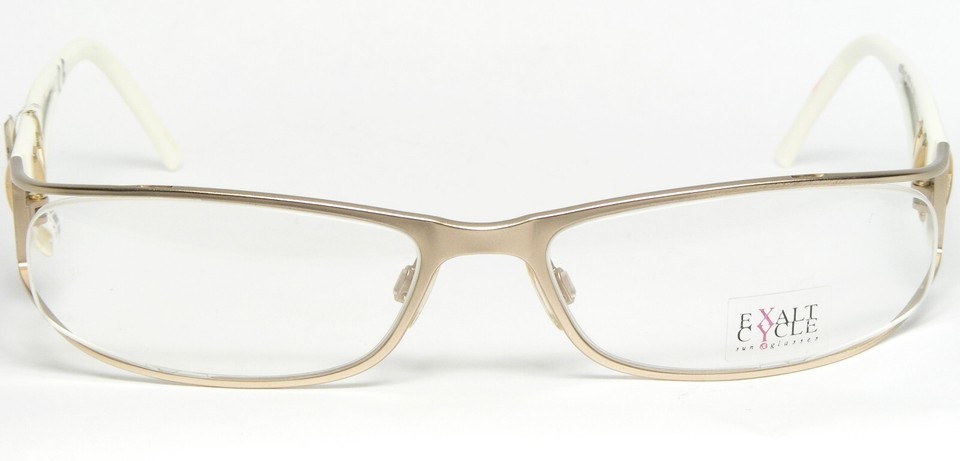 Exalt Cycle EXMISS C.4 PALE GOLD EYEGLASSES GLASSES FRAME 54-16-140mm Italy Item image 2