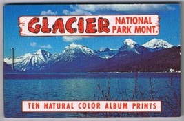 Color Album Booklet Glacier National P)ark Montana 10 Prints - $3.42