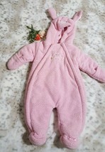 Bebe d&#39;Amour One-Piece Winter snowsuits Outerwear Sleeper Bunting Pink 3... - £8.68 GBP