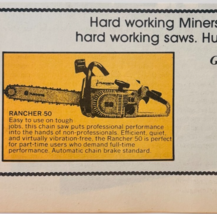 1983 Husqvarna Rancher Chainsaw Error Advertisement George&#39;s Fairbanks A... - $24.99