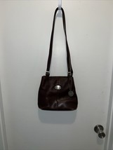 American Angel Brown Purse Genuine Leather Vintage Shoulder Bag Made In ... - $16.83