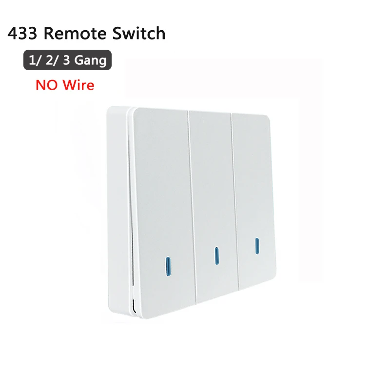 House Home eWeLink 43hz Remote Controller Push Aon for Wall Light RF Switch,1 2  - £19.65 GBP