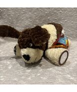 Soft Play Puppy Dog 12&quot; Plush Activity Cloth Book Baby Mirror Rattle Squ... - $20.55 CAD