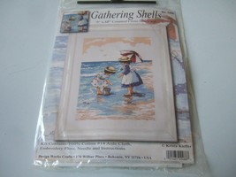New Sealed Design Works Counted Cross Stitch Kit Gathering Shells #2486 - £22.66 GBP