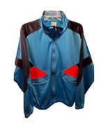 Etirel Vintage Men’s L Blue Long Sleeve Full Zip Polyester Tracksuit Top - $67.70 CAD