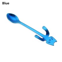 1pc Cute Kawaii Cat Spoon; Flatware; Creative Coffee Drinking Tools; Kitchen Gad - £8.75 GBP