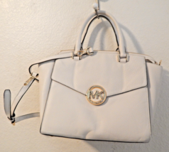 NEW Authentic MICHAEL KORS Hudson Large Pebbled Leather Satchel/Shoulder... - $197.01